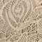 Beach Beige Abstract Pattern Stretch Poly Crochet Knit Fabric By the Yard